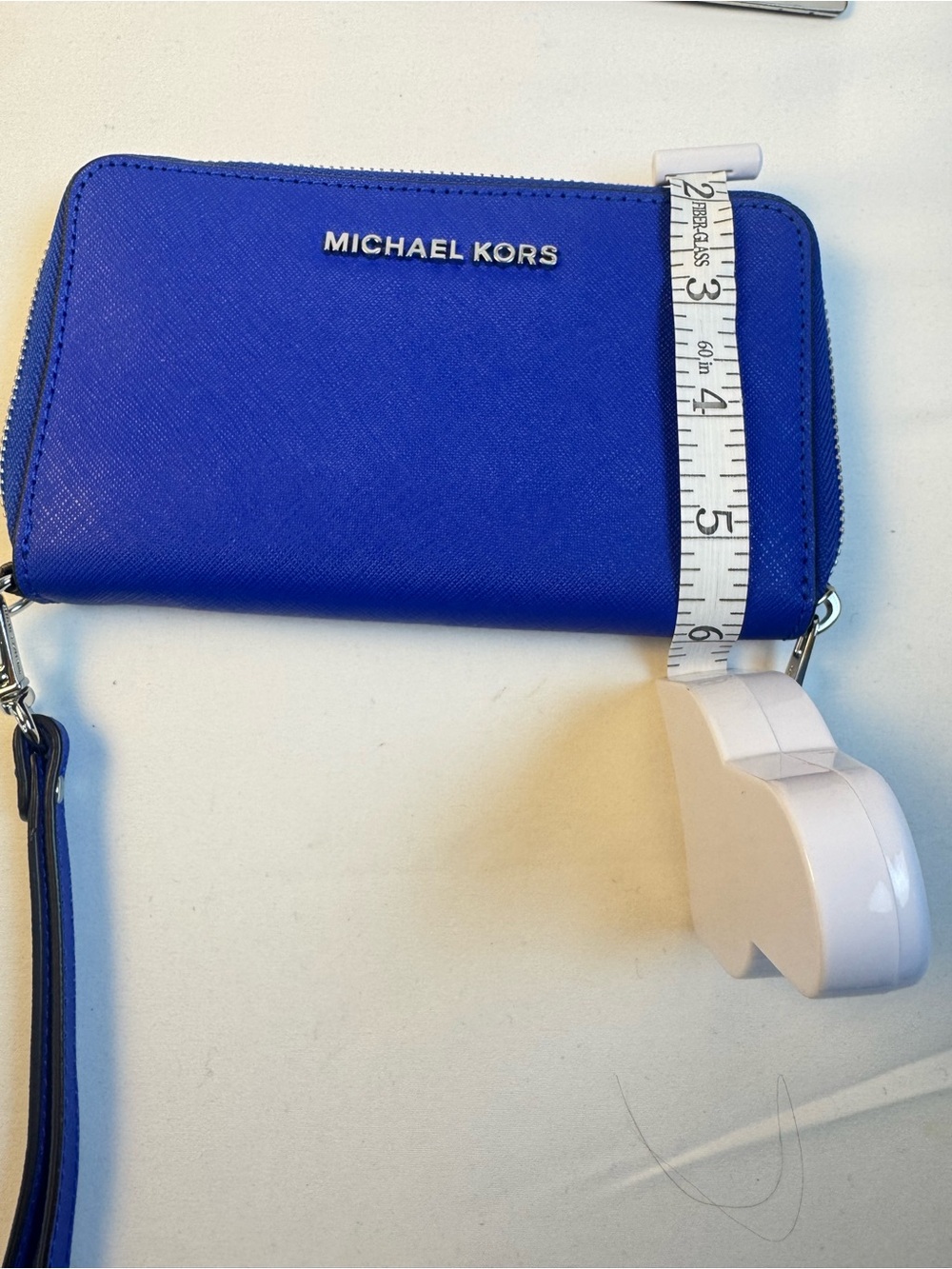 Michael Kors Cobalt Blue Zip-Around Wallet - Picture 7 of 7